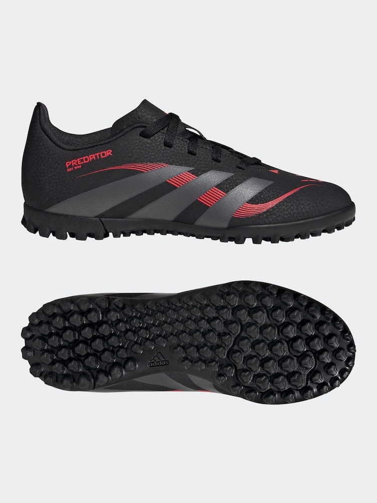 adidas Black Predator Club Football Boots - Image 5 of 9