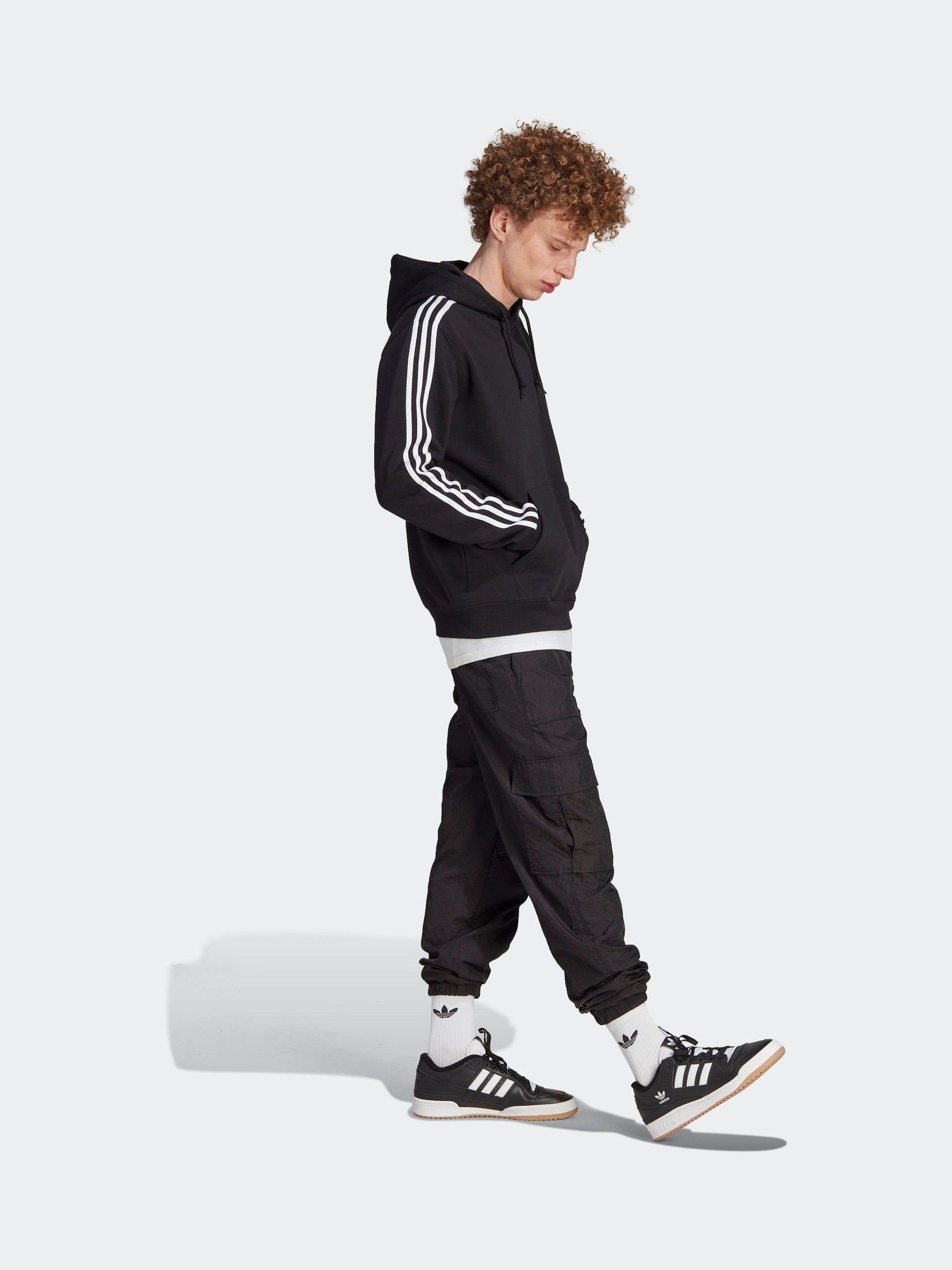 Buy adidas Originals Black 3-Stripes Hoodie from Next USA