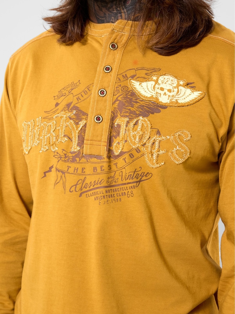 Joe Browns Dirty Joes Applique Henley - 5şəkildən 2 şəkil