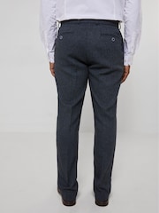 Joe Browns Blue Charming Herringbone Trousers - Image 3 of 8