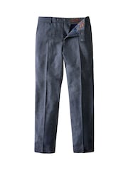 Joe Browns Blue Charming Herringbone Trousers - Image 5 of 8