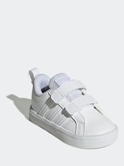 adidas White VS Pace 2.0 Trainers - Image 3 of 8