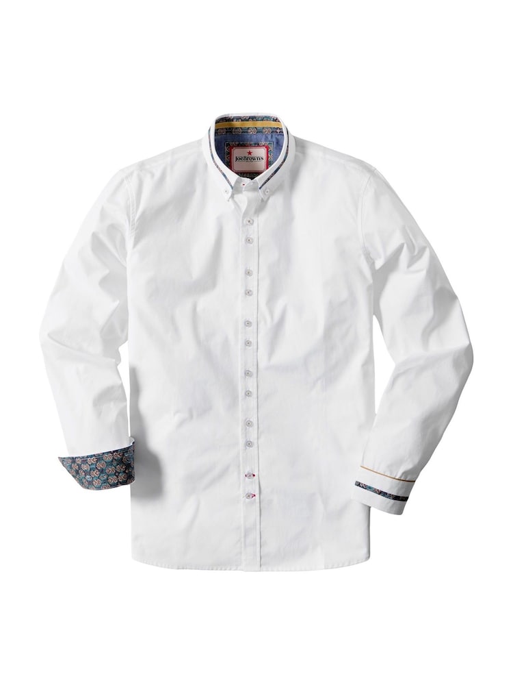 Joe Browns White Creative Collar Smart Shirt - Image 5 of 5
