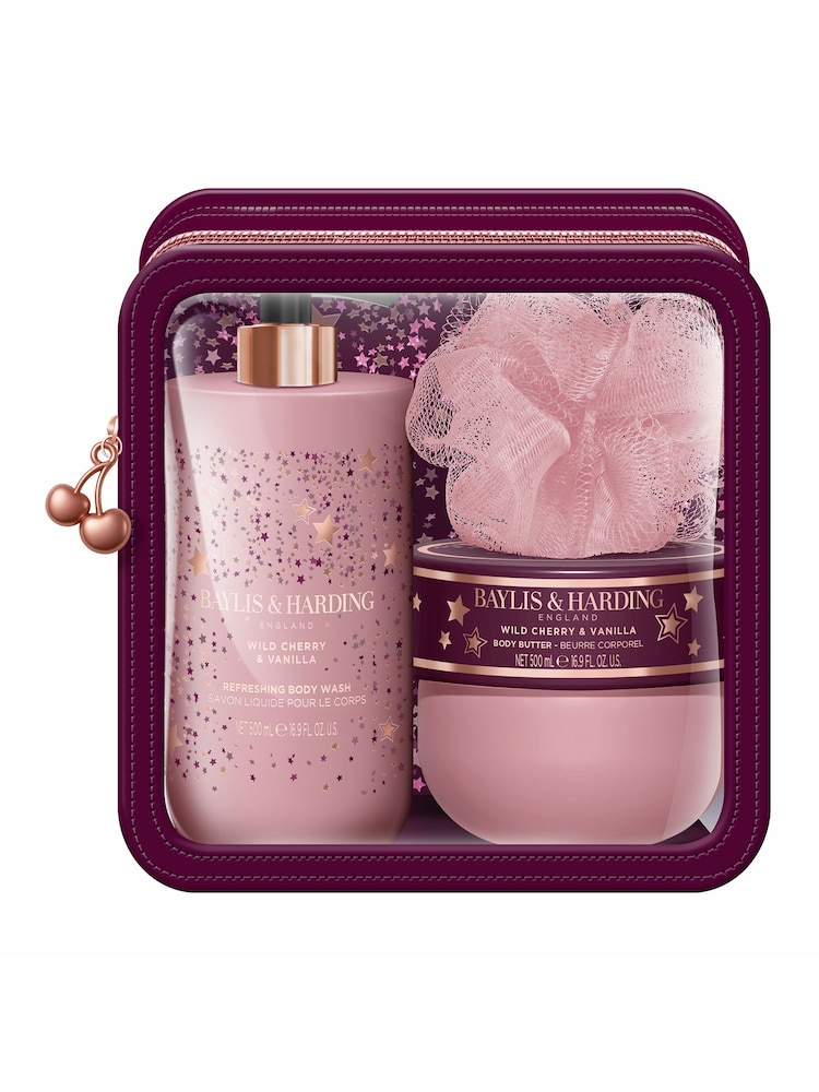 Baylis & Harding Wild Cherry & Vanilla Luxury Travel Gift Set - Image 1 of 5