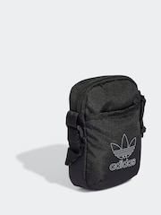 adidas Originals Black Adicolour Classic Festival Crossbody Bag - Image 1 of 5
