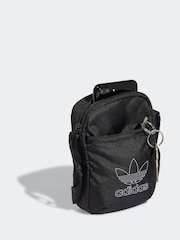 adidas Originals Black Adicolour Classic Festival Crossbody Bag - Image 3 of 5