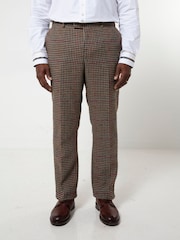 Joe Browns Brown Heritage Houndstooth Trousers - Image 1 of 9