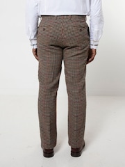 Joe Browns Brown Heritage Houndstooth Trousers - Image 2 of 9