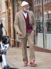 Joe Browns Brown Heritage Houndstooth Trousers - Image 3 of 9