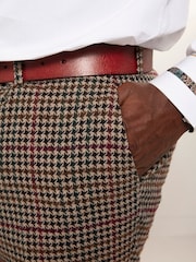Joe Browns Brown Heritage Houndstooth Trousers - Image 5 of 9