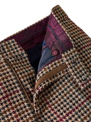 Joe Browns Brown Heritage Houndstooth Trousers - Image 7 of 9