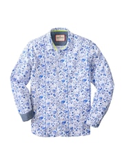 Joe Browns Blue Sensational Skull Smart Shirt - Image 5 of 5