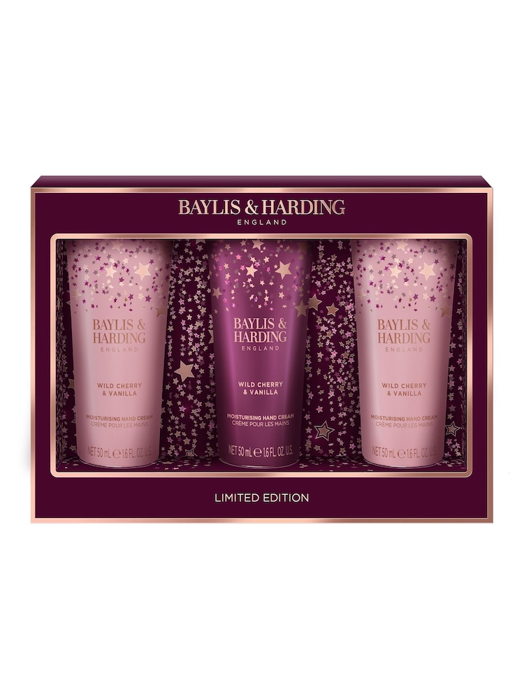 Baylis & Harding Wild Cherry & Vanilla Luxury Hand Treats Gift Set - Image 1 of 5 Baylis & Harding Wild Cherry & Vanilla Luxury Hand Treats Gift Set - Image 1 of 5