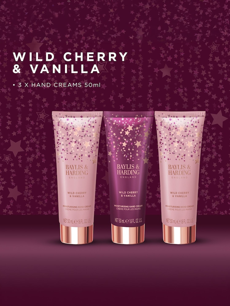 Baylis & Harding Wild Cherry & Vanilla Luxury Hand Treats Gift Set - Image 2 of 5 Baylis & Harding Wild Cherry & Vanilla Luxury Hand Treats Gift Set - Image 2 of 5