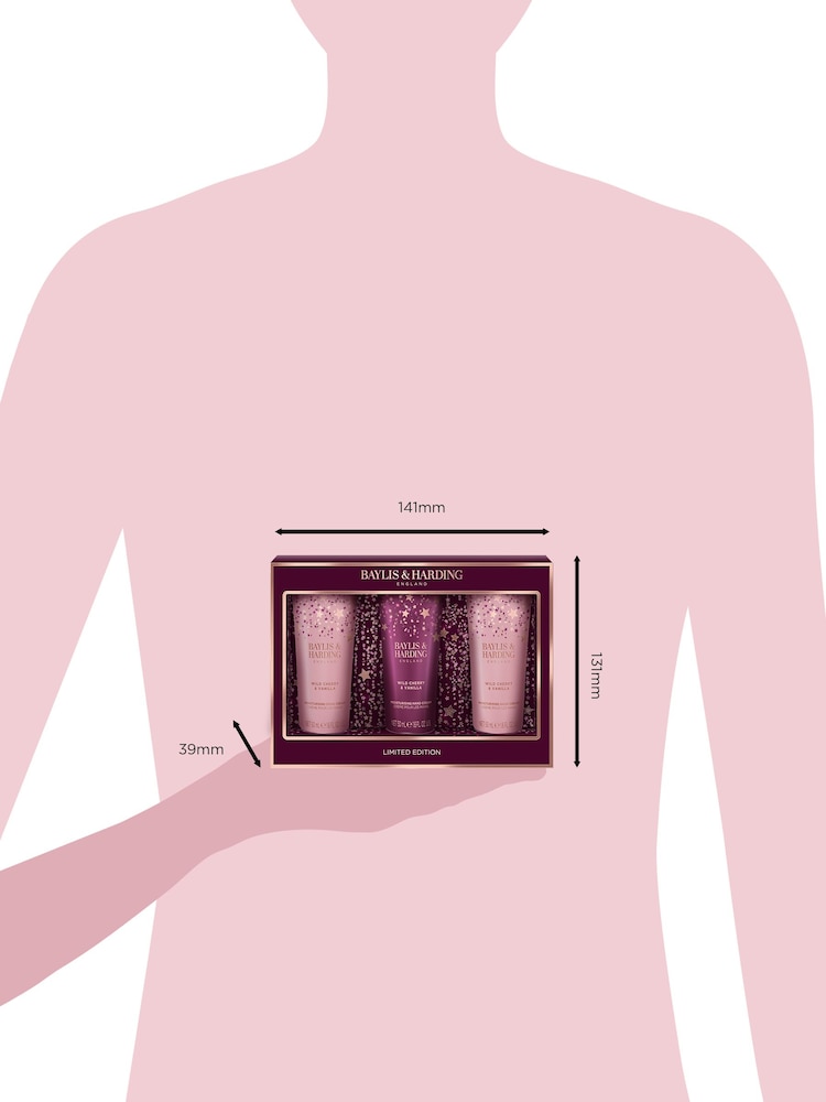 Baylis & Harding Wild Cherry & Vanilla Luxury Hand Treats Gift Set - Image 5 of 5 Baylis & Harding Wild Cherry & Vanilla Luxury Hand Treats Gift Set - Image 5 of 5