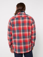 Joe Browns Red Wayfarer Waffle Check Shirt - Image 5 of 8