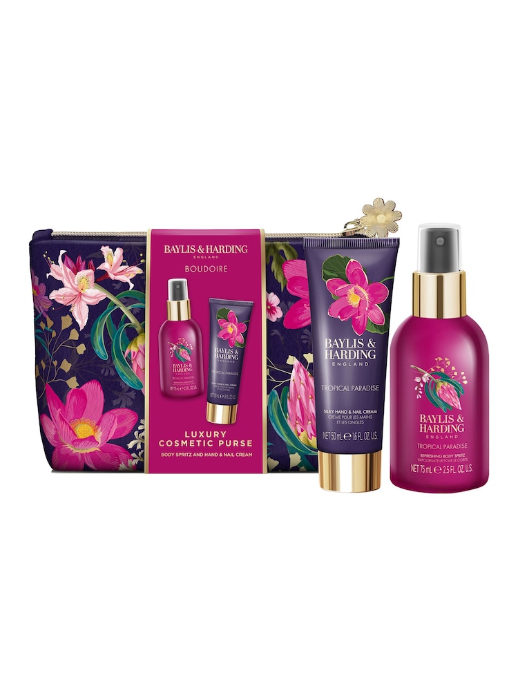 Baylis & Harding Boudoire Cosmetic Purse Gift Set - Image 1 of 5 Baylis & Harding Boudoire Cosmetic Purse Gift Set - Image 1 of 5