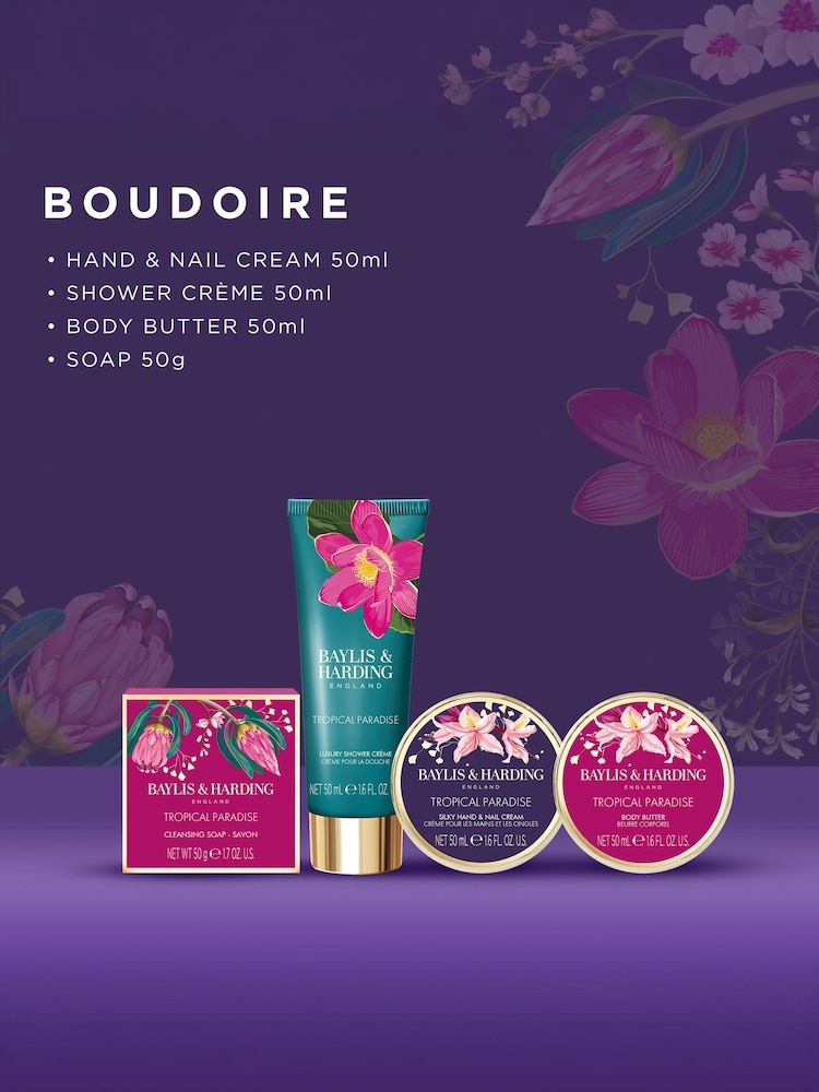 Baylis & Harding Boudoire Luxury Pamper Tin Gift Set - Image 2 of 5 Baylis & Harding Boudoire Luxury Pamper Tin Gift Set - Image 2 of 5
