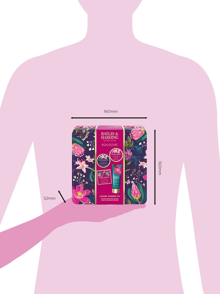 Baylis & Harding Boudoire Luxury Pamper Tin Gift Set - Image 5 of 5 Baylis & Harding Boudoire Luxury Pamper Tin Gift Set - Image 5 of 5