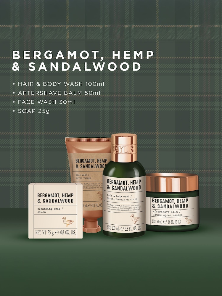 Baylis & Harding The Fuzzy Duck Bergamot, Hemp & Sandalwood Luxury Grooming Tin Gift Set - Image 2 of 5 Baylis & Harding The Fuzzy Duck Bergamot, Hemp & Sandalwood Luxury Grooming Tin Gift Set - Image 2 of 5