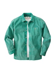 Joe Browns Green Lava Washed Cord Shirt - Image 5 of 6