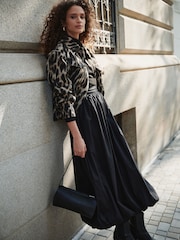Noir - Bubble Hem Skirt - Image 1 of 4