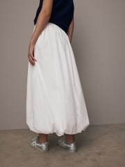 White Bubble Hem Skirt - Image 3 of 6