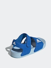 adidas navy blue Adilette Kids Sandals - Image 4 of 9