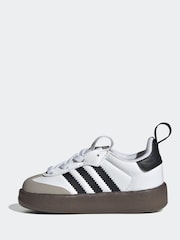 adidas originals White Adifom Samba Trainers - Image 2 of 9