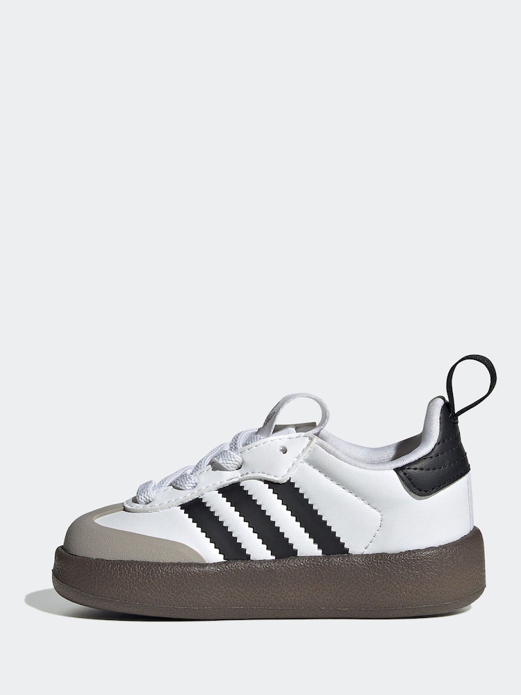 adidas originals White Adifom Samba Trainers - Image 2 of 9