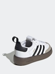 adidas originals White Adifom Samba Trainers - Image 4 of 9
