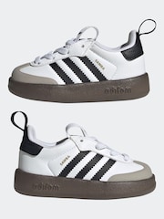 adidas originals White Adifom Samba Trainers - Image 5 of 9