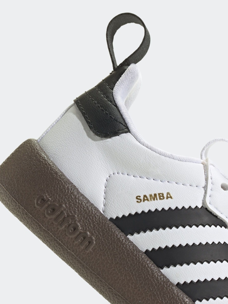 adidas gazelle silver green womens adidas Youth Samba Soccer Shoes, White / 1 main image 1