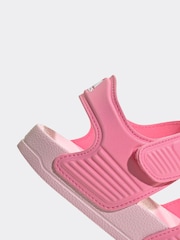 adidas light pink Adilette Kids Sandals - Image 9 of 9