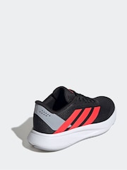 adidas Black/Red Duramo Juniors Running Shoes - Image 4 of 9