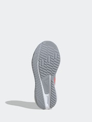 adidas Black/Red Duramo Juniors Running Shoes - Image 5 of 9