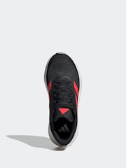 adidas Black/Red Duramo Juniors Running Shoes - Image 6 of 9