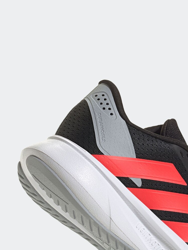 Buy adidas Black/Red Duramo SL Lace Running Junior Trainers  display picture 2
