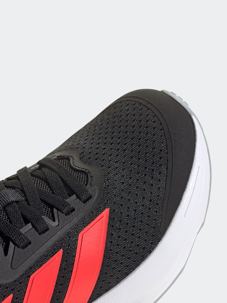 adidas Black/Red Duramo Juniors Running Shoes - Image 9 of 9
