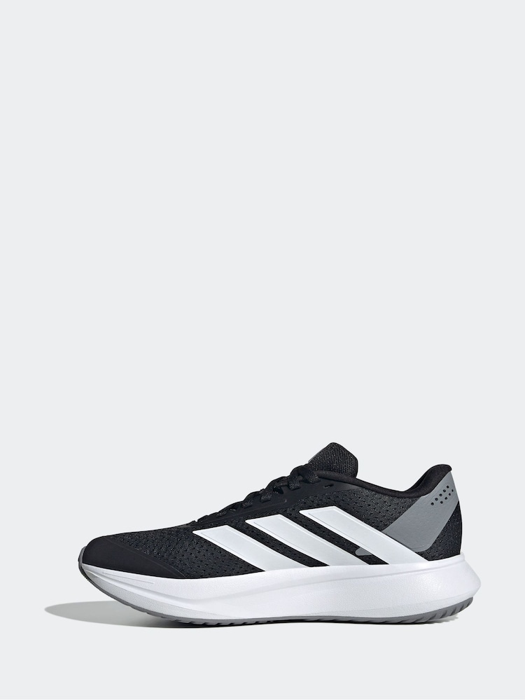 adidas Black/White Duramo Juniors Running Shoes - Image 2 of 9