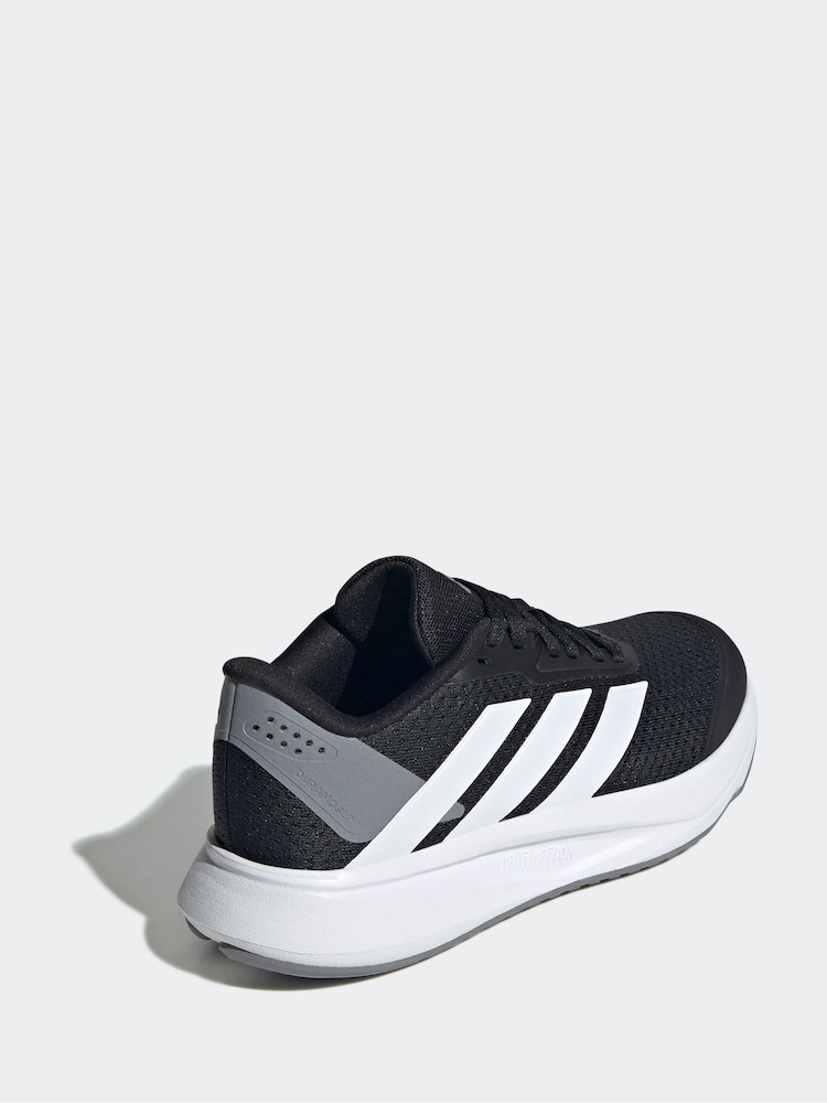 adidas Black/White Duramo Juniors Running Shoes - Image 4 of 9
