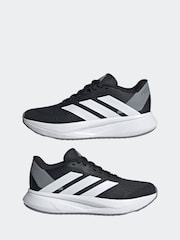adidas Black/White Duramo Juniors Running Shoes - Image 5 of 9