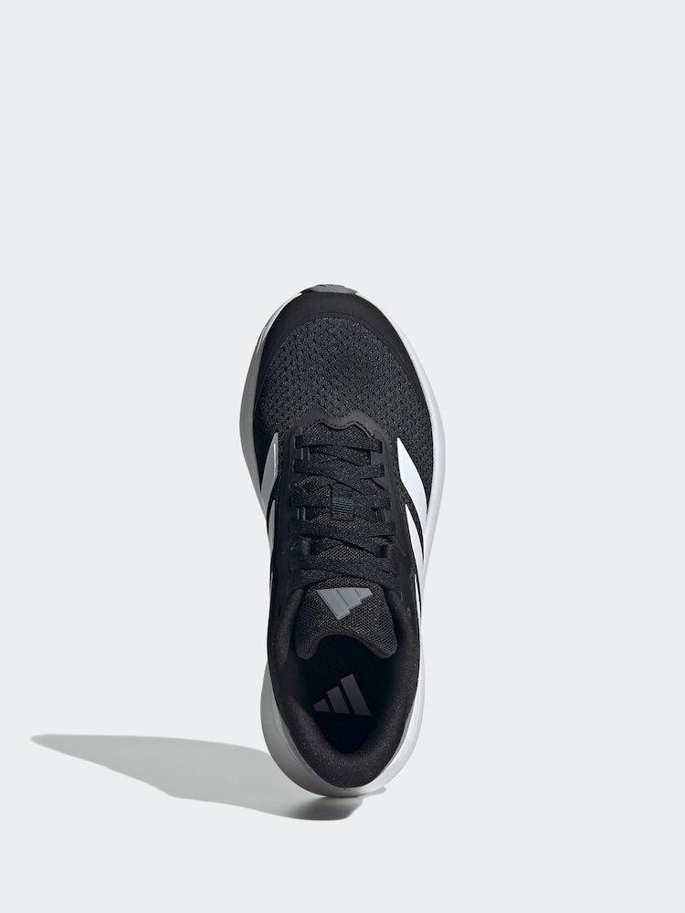 adidas Black/White Duramo Juniors Running Shoes - Image 6 of 9