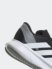adidas Black/White Duramo Juniors Running Shoes - Image 8 of 9