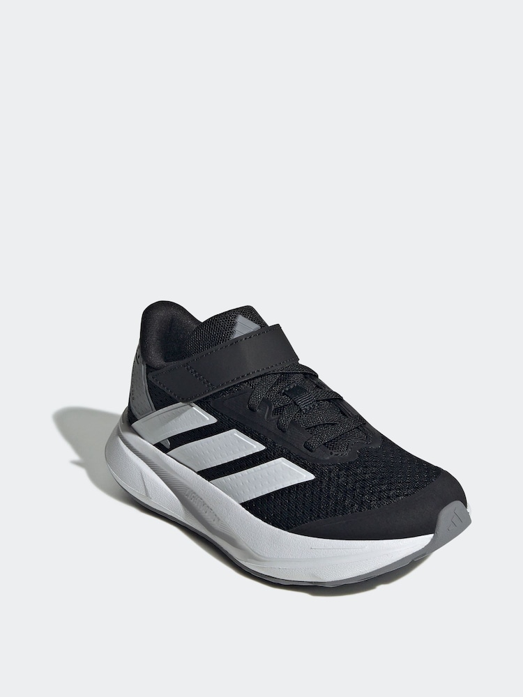 adidas Black/White Duramo Running Shoes - Image 3 of 9