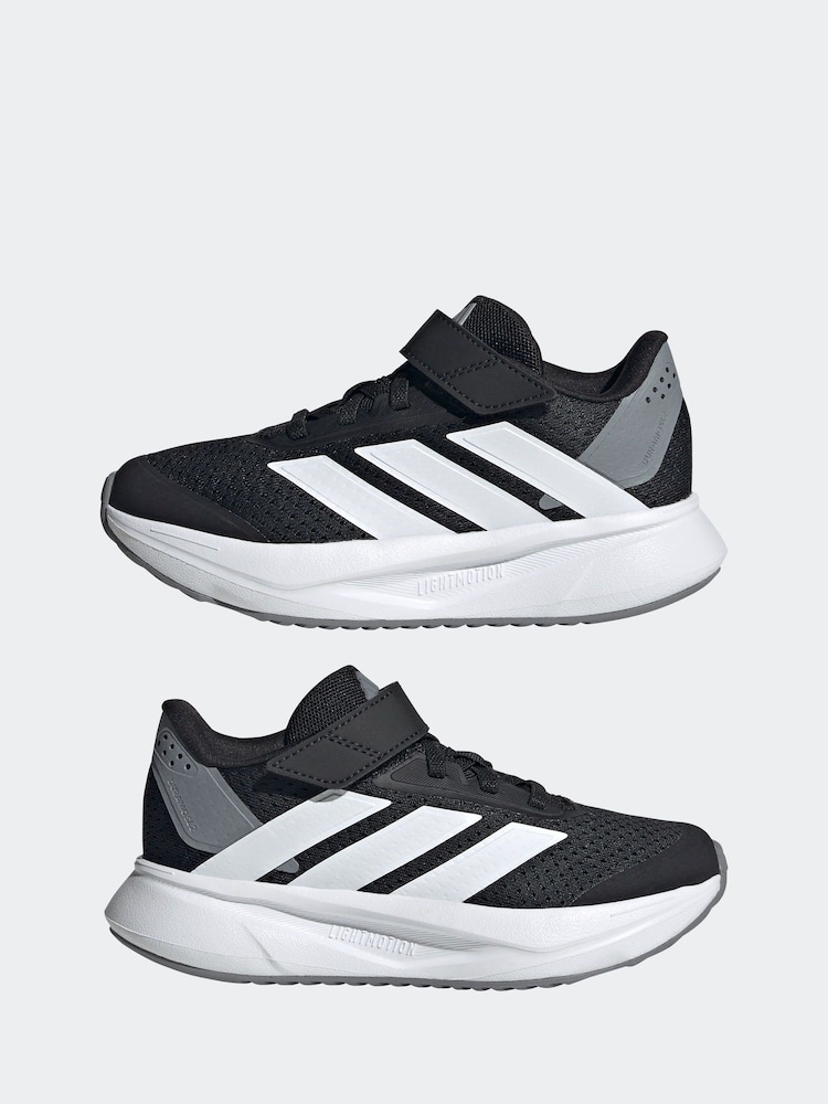 adidas Black/White Duramo Running Shoes - Image 5 of 9