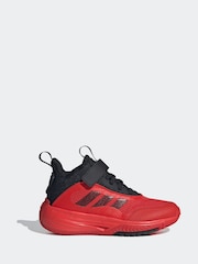 adidas red/black Own the Game 3.0 Trainers - Image 1 of 8