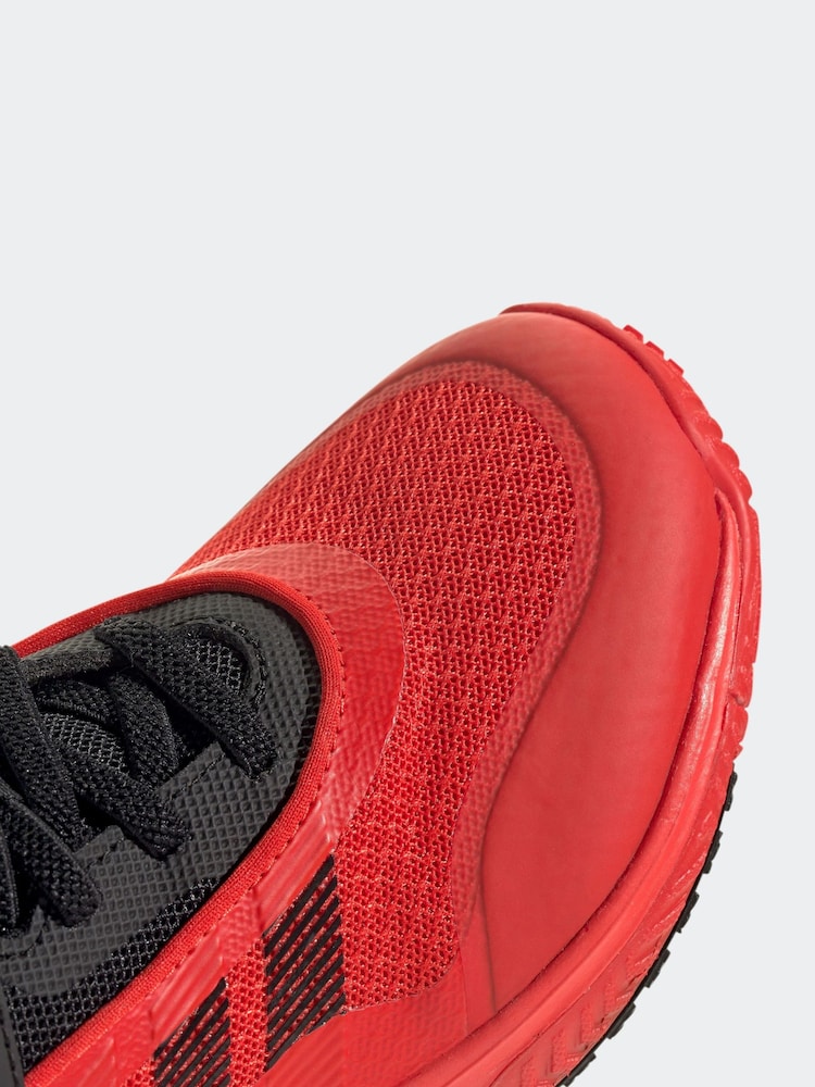adidas red/black Own the Game 3.0 Trainers - Image 8 of 8