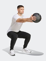 adidas Black Designed for Training Spaceknit Joggers - Image 4 of 7