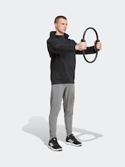Svart - adidas Designad för träning Full-Zip Track Huvtröja - Bild 4 av 7